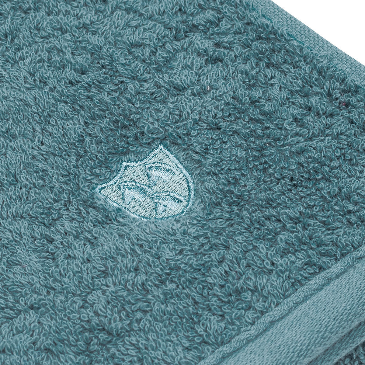FROTTIERSET Vita 6-teilig - Dunkelgrün, Textil (50/100cm) - Ross