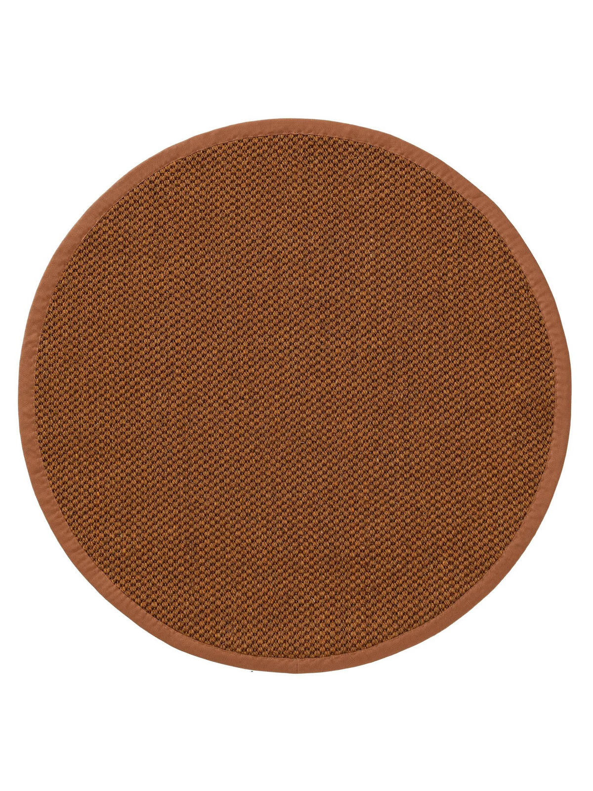 SISAL koberec Greta Světle hnědá ø 250 cm kulatý - světle hnědá, textil/umělá hmota (250/250cm) - benuta Pure