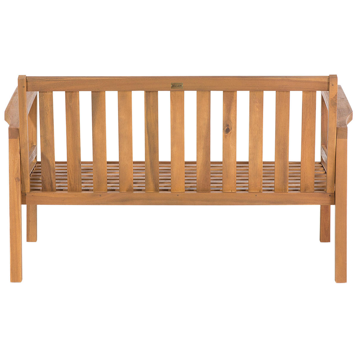 4-SITZER LOUNGE SET zertifiziertes Holz hellbraun Manila - Taupe/Hellbraun, Holz - Beliani