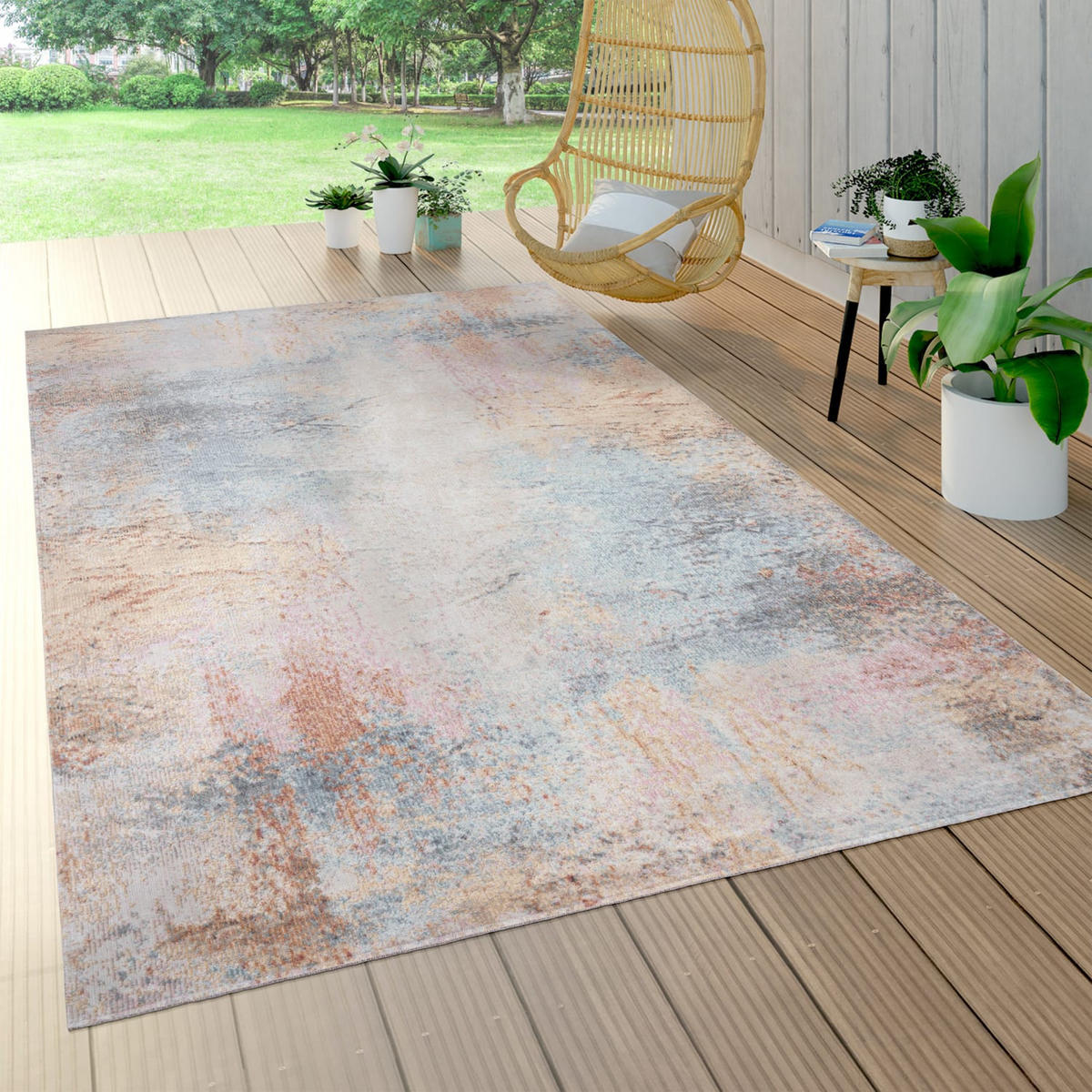 OUTDOORTEPPICH 140/200 cm Torres 273 - Multicolor, Kunststoff (140/200cm) - Paco Home
