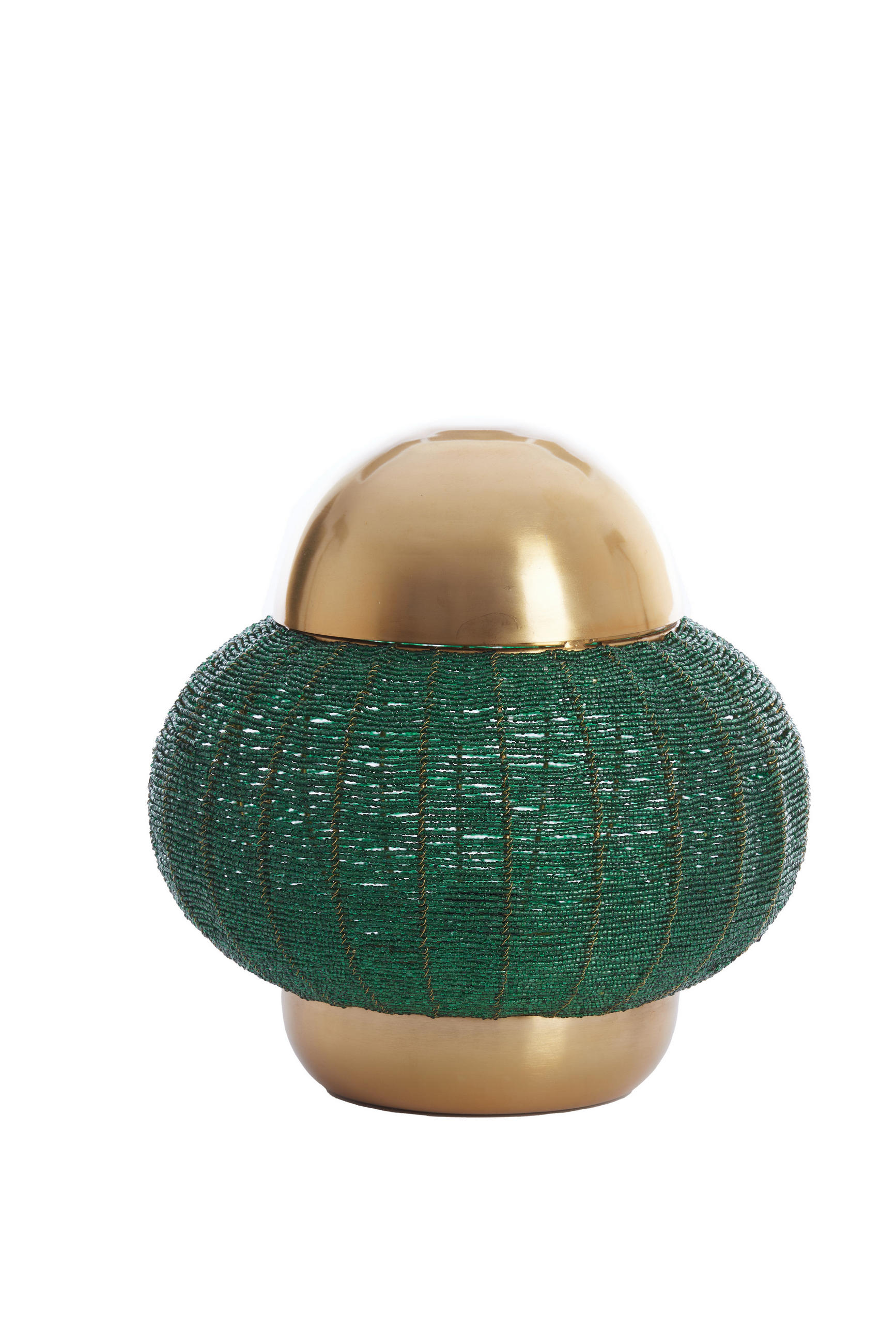 TISCHLAMPE Cetara Grün Ø32/33 cm - Grün, Metall (32/32/33cm) - Light & Living