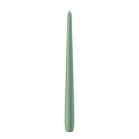 SPITZKERZEN Reseda 300 x Ø 25 mm, 12 Stück - Eukalyptusholzfarben, Paraffin (2.5/30/30cm) - Wiedemann Kerzen