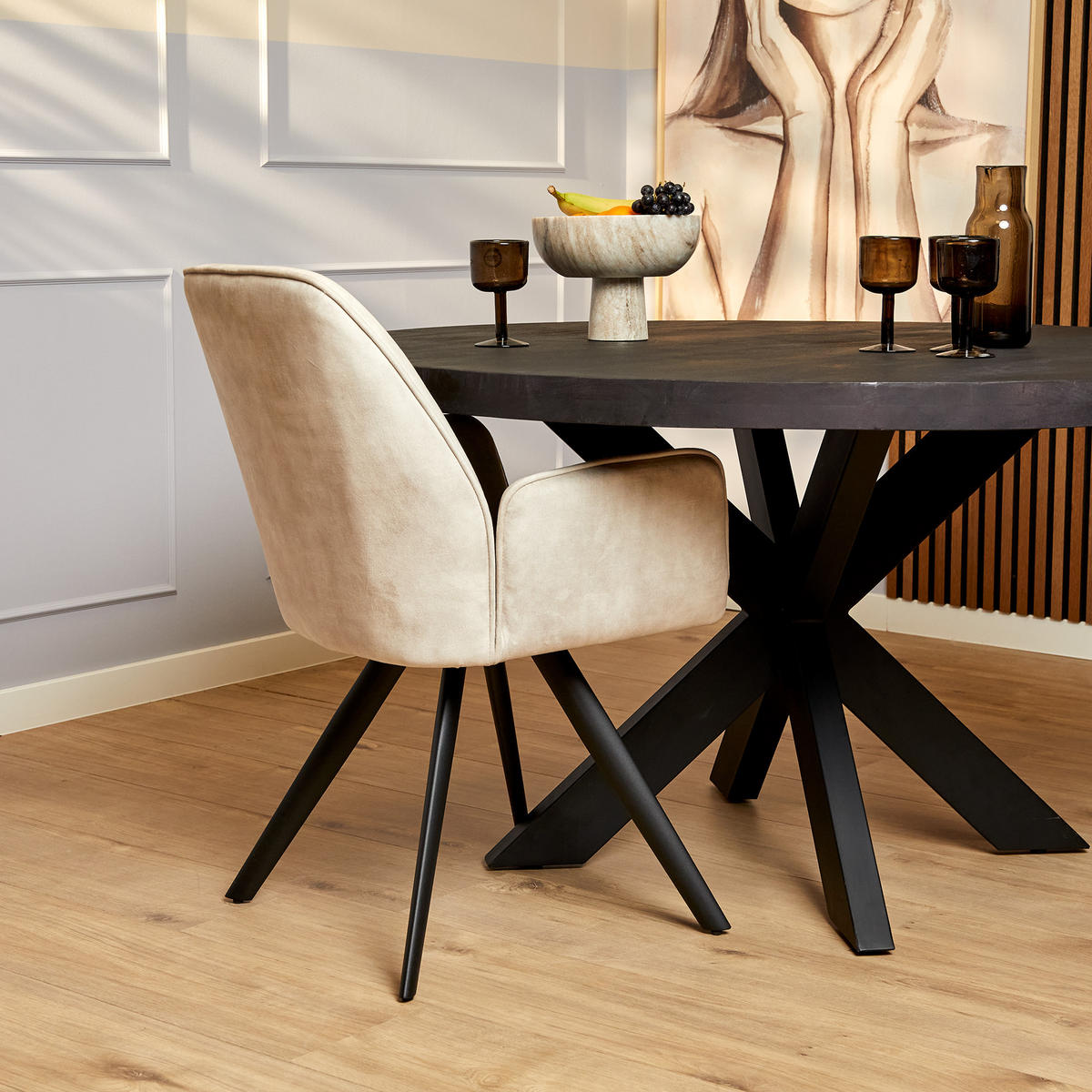 ESSZIMMERSTUHL Nova Grau 58/65/64 cm - Grau, Textil (65/64/58cm) - Starfurn
