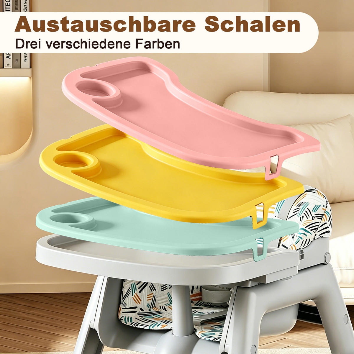 HOCHSTUHL DE-36243 5-Punkt-Gurten Grau - Grau, Kunststoff (76/96/59cm) - ComfortXL