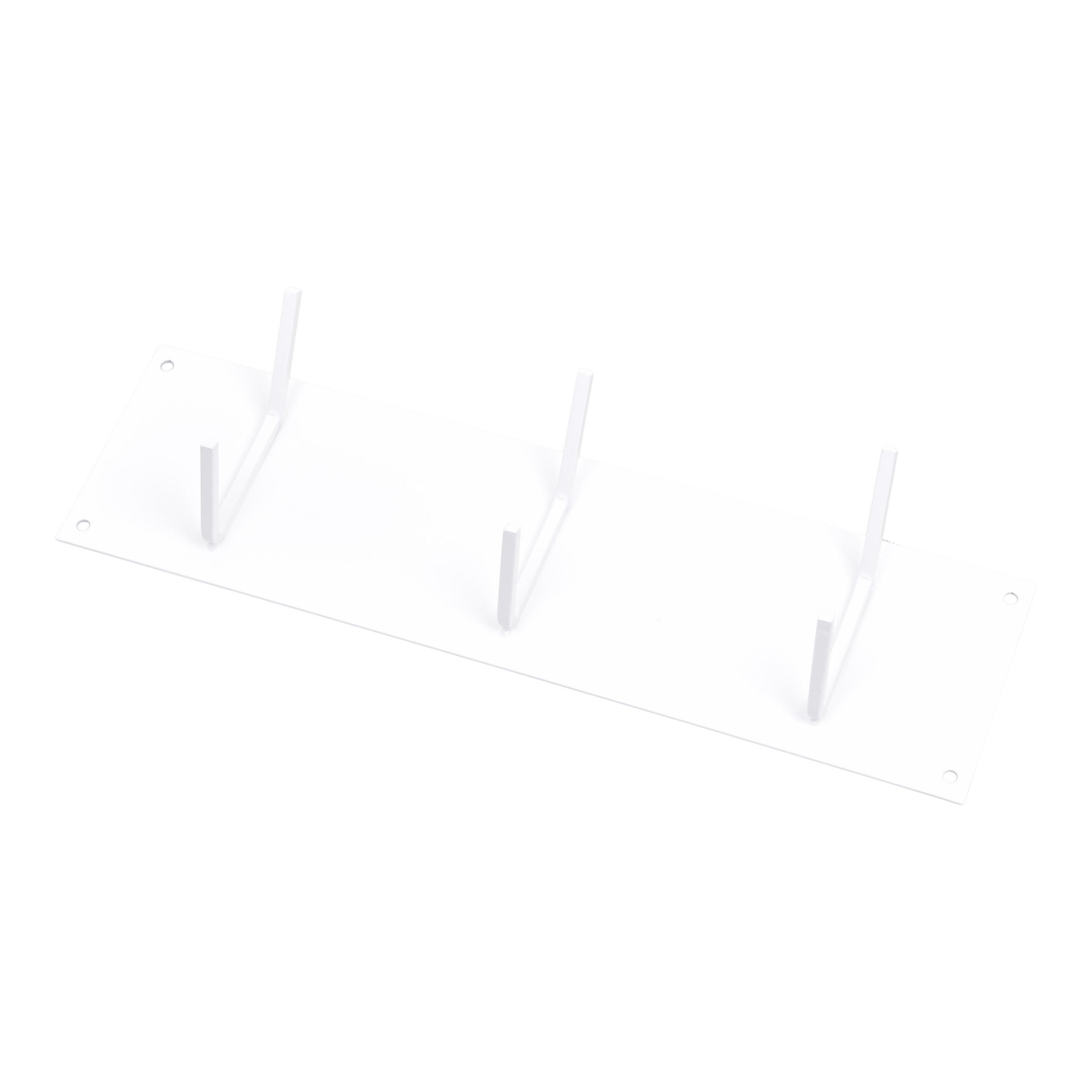 KLEIDERABLAGE Factory Weiß - Weiß, Metall (42/11/6cm) - LOFT42