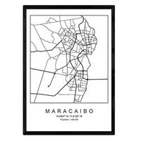 POSTER Maracaibo Skandinavischen Stil A3 Rahmenlos - Klar, Papier (29.7/5/42cm) - Nacnic
