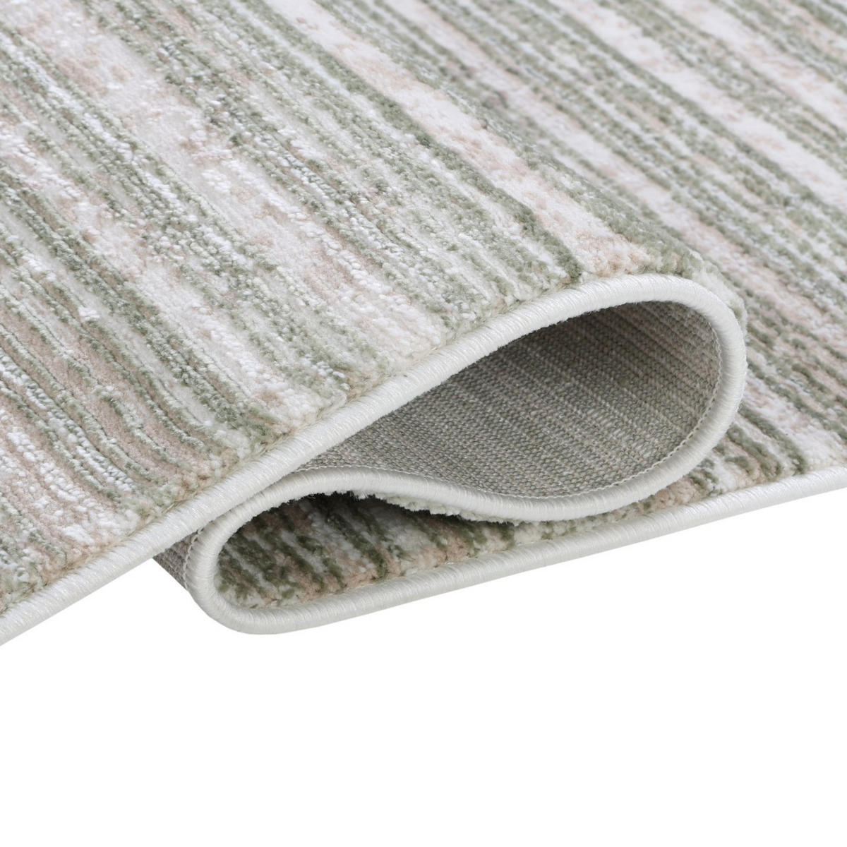 KOBEREC zelený abstraktný - 120 x 170 cm - šalviovozelená, textil (120/170cm) - Mazovia