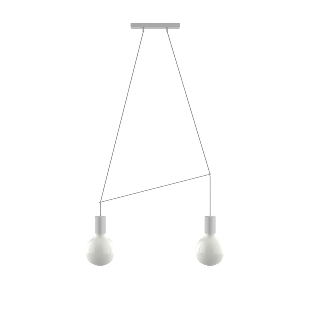 HÄNGELEUCHTE - Weiß, Metall (4/12/6cm) - Lumicom