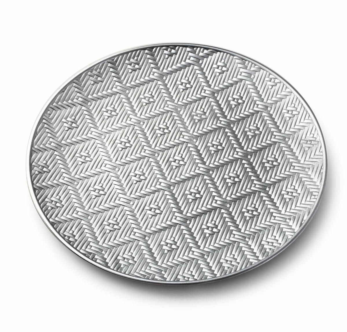 UNTERSETZER Blanche Colours Silber 33/33/2 cm Kunstoff - Silberfarben, Kunststoff (33/2/33cm) - Mondex