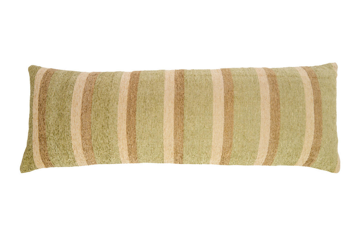 DEKOKISSEN Minca Grün 100/35/10 cm - Grün, Textil (35/100cm) - Light & Living