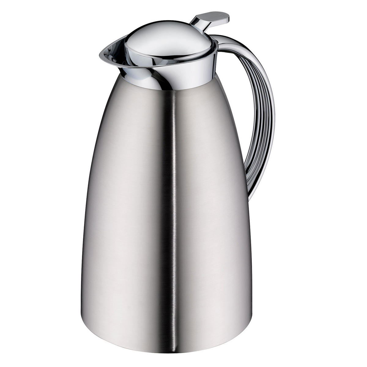 ISOLIERKANNE GUSTO stainless steel mat 1 L - Silberfarben, Metall (1L) - Alfi