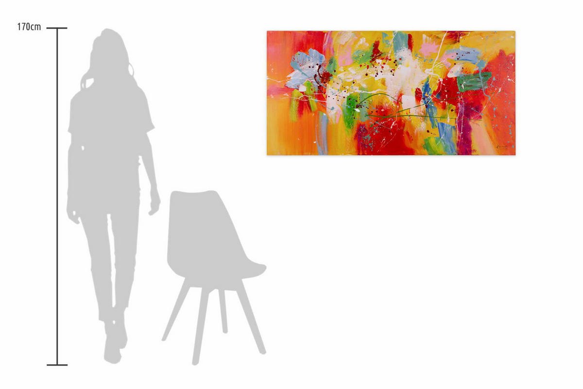 LEINWANDBILD 120/60 cm - Multicolor, Textil (120/60cm) - KUNSTLOFT