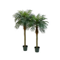 KUNSTBAUM Künstliche Dattelpalme - Fabienne 150 cm - Grün, Kunststoff (150cm) - aplanta