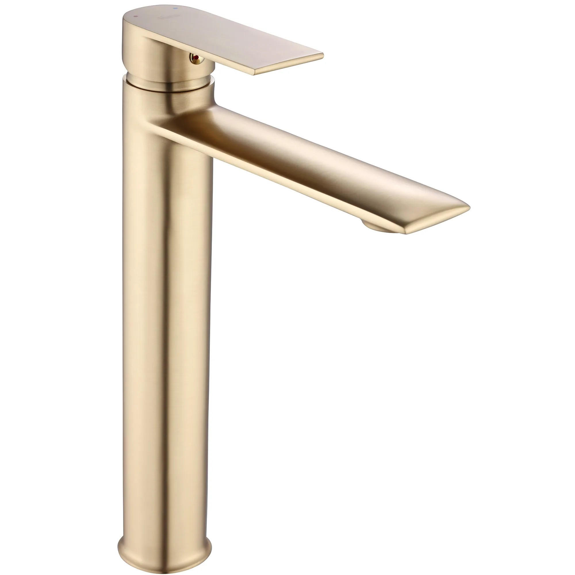 WASCHBECKENARMATUR Rea Veneta Brush Gold High - Goldfarben, Metall (4.2/29.5/17.7cm) - REA