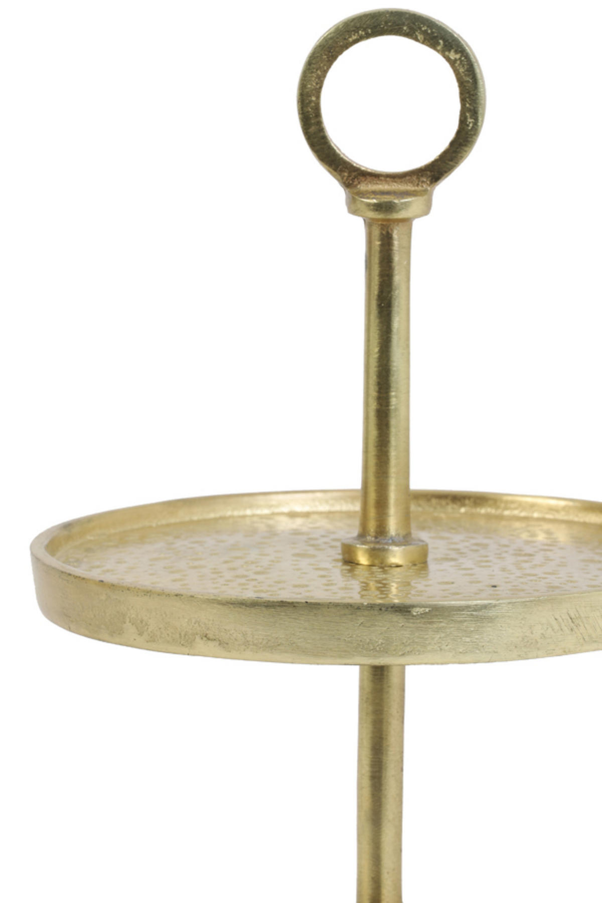 ETAGERE Lutek Gold Ø32/48 cm - Goldfarben, Metall (32/48cm) - Light & Living
