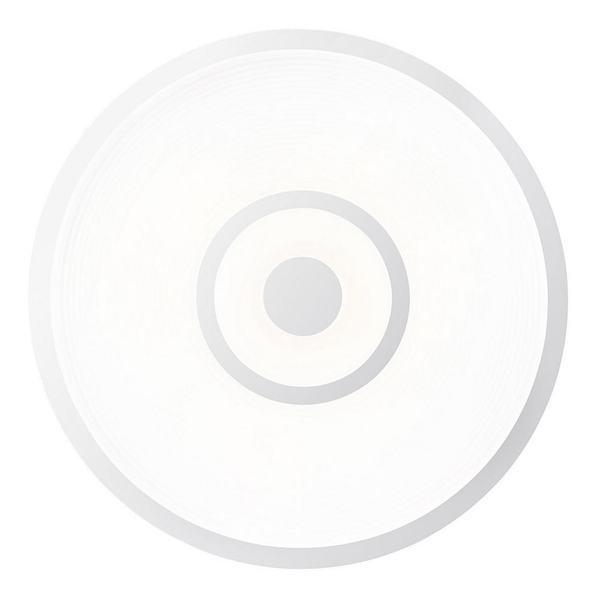 LED DECKENLEUCHTE Callie Chrom Weiß - Weiß, Metall (38/38/5.5cm) - Globo Lighting