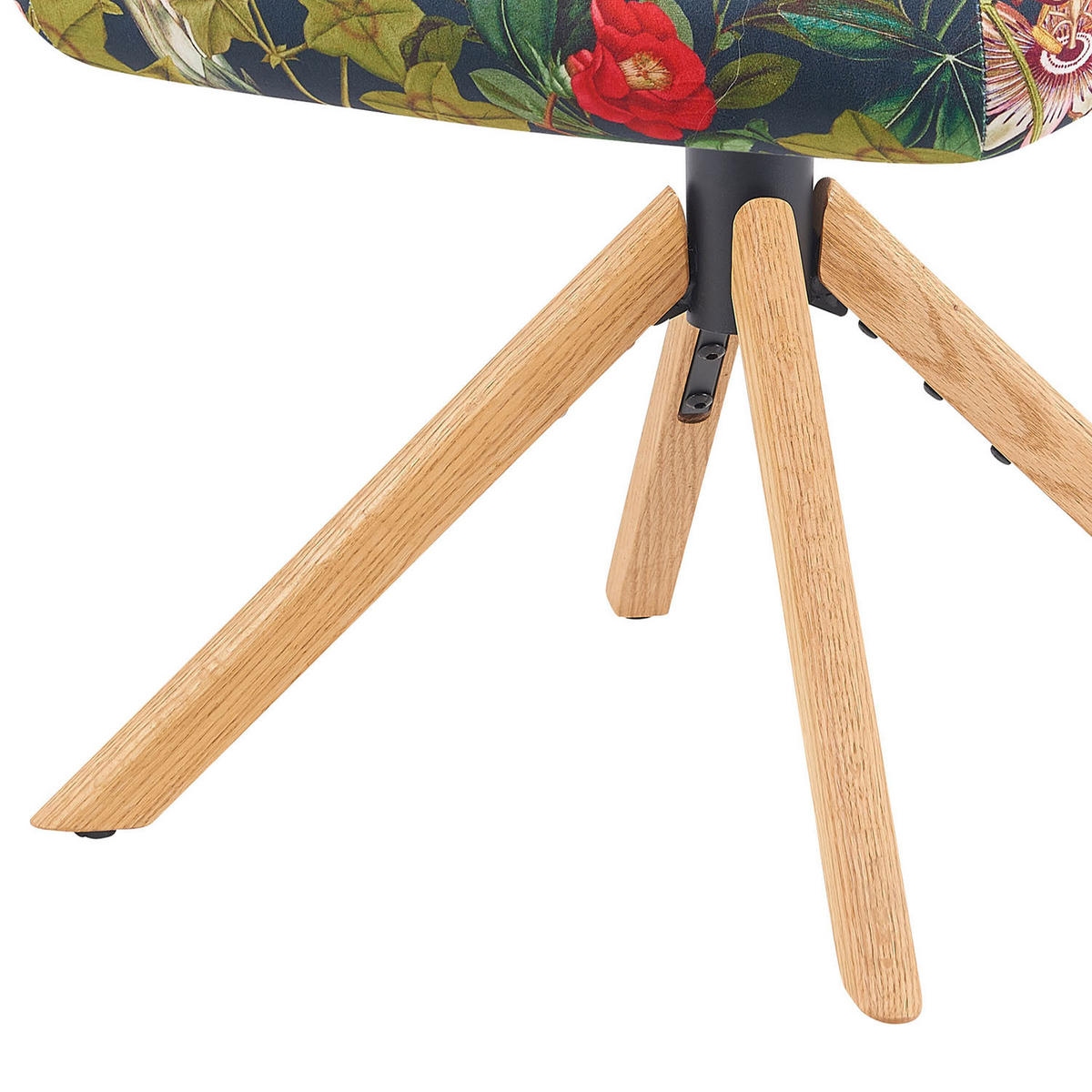ARMLEHNSTUHL Mika-Luis 2er-Set - Honigeiche/Multicolor, Eichenholz/Holz (60/82/61cm) - DUBI Möbel