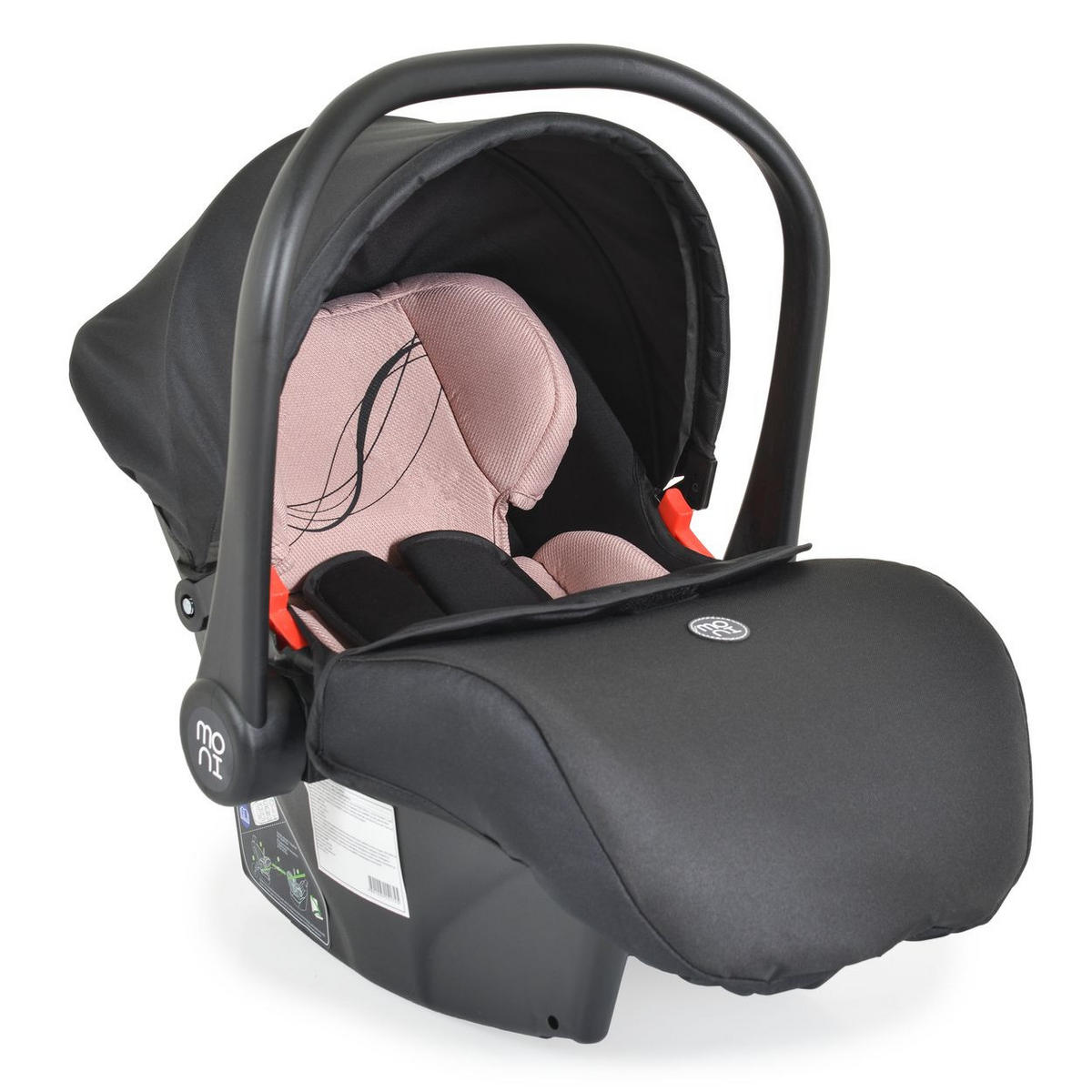 BABYSCHALE i-Size Multi (40 - 87cm) rosa Gruppe 0+ Fußabdeckung Kopfstütze Gurt - Rosa, Kunststoff (33/73/42cm) - Moni