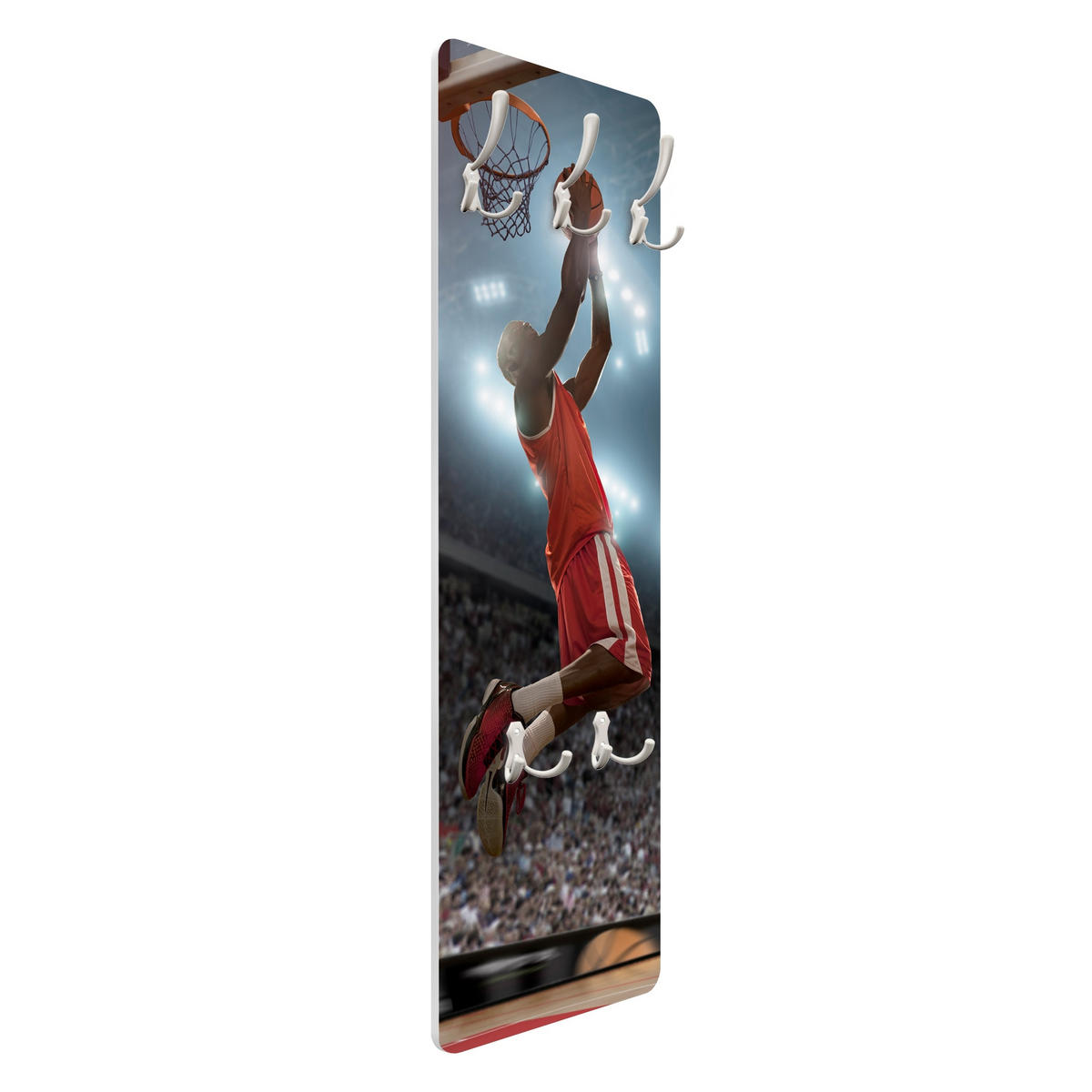 WANDGARDEROBE - Dunkin 34/105 cm - Multicolor, Holzwerkstoff (34/105/1.6cm) - Bilderwelten