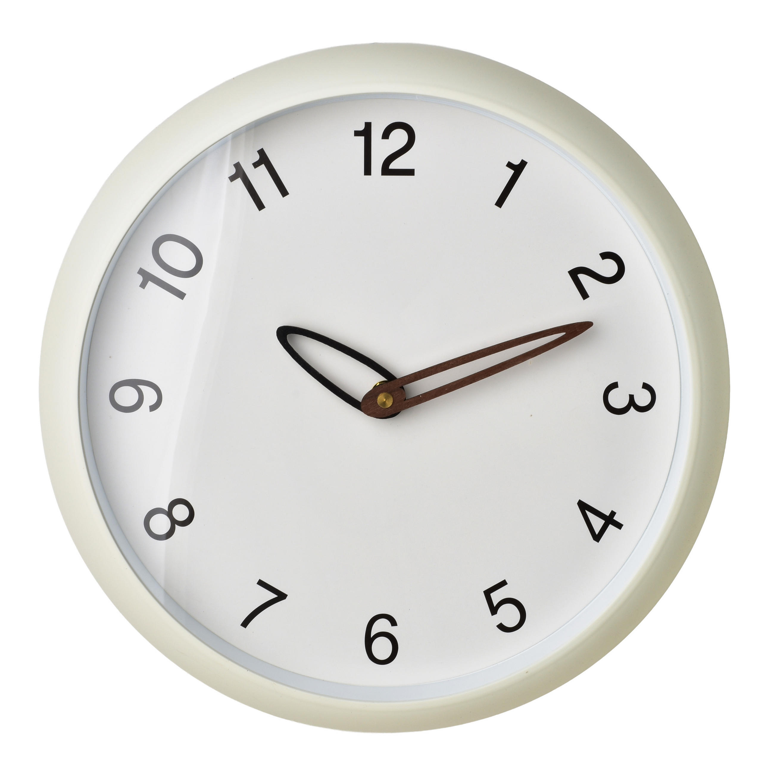 WANDUHR Ramsey Weiß 30x30x4,5 cm Kunststoff - Weiß, Kunststoff (4.5/30/30cm) - Mondex