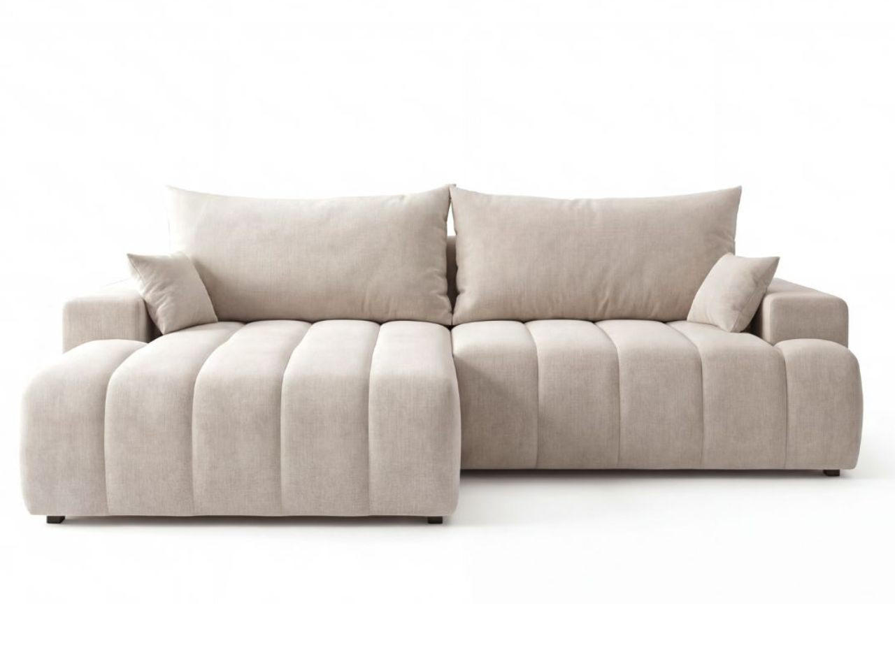 ECKSOFA Caleo Beige Links - Beige, Holz/Textil (270/170cm) - Graingold