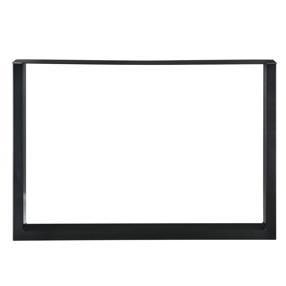 SADA STOLOVÝCH PODNOŽÍ, 2 KS Makers - černá, kov (100/72/8cm) - [en.casa]