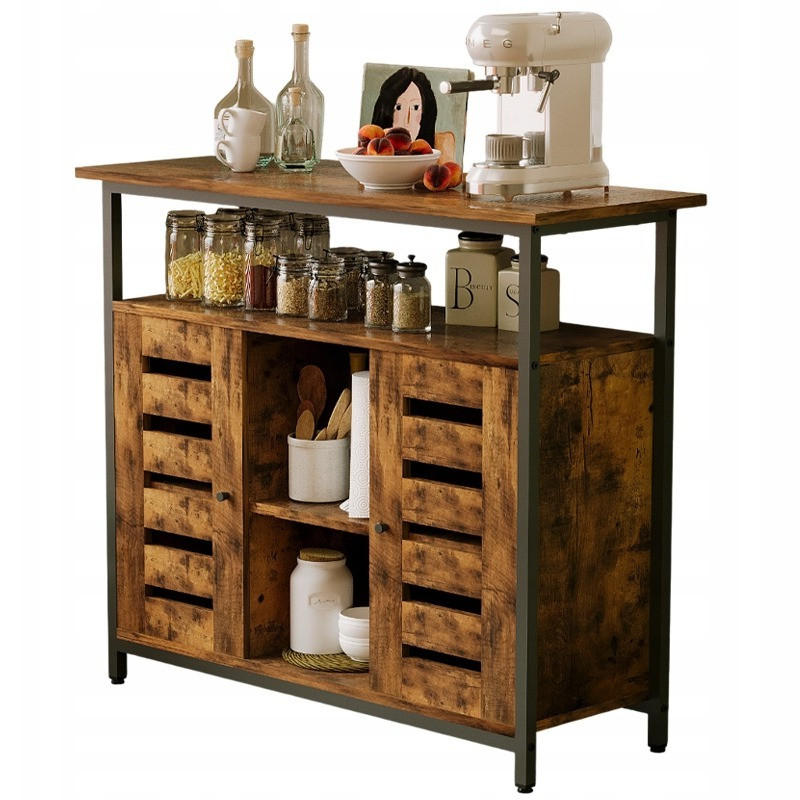 SCHRANK/KOMMODE, Braun, 35/90/80 cm - Braun, Holzwerkstoff (90/80/35cm)