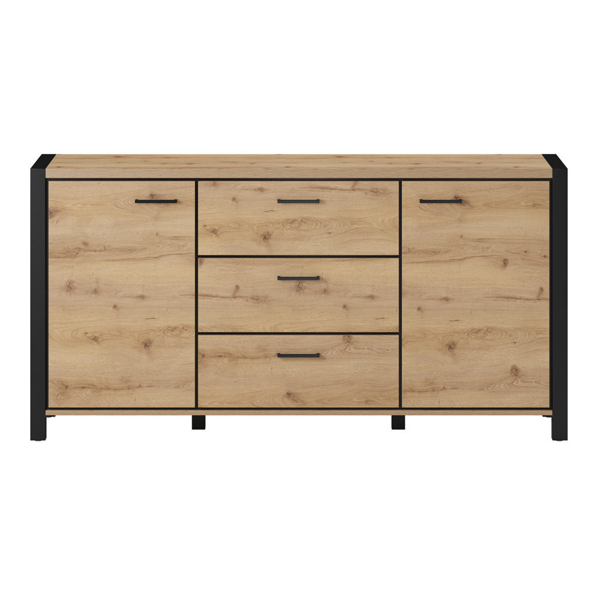 SIDEBOARD Accra-83 - Braun, Holzwerkstoff (180/91/41cm) - Lomado