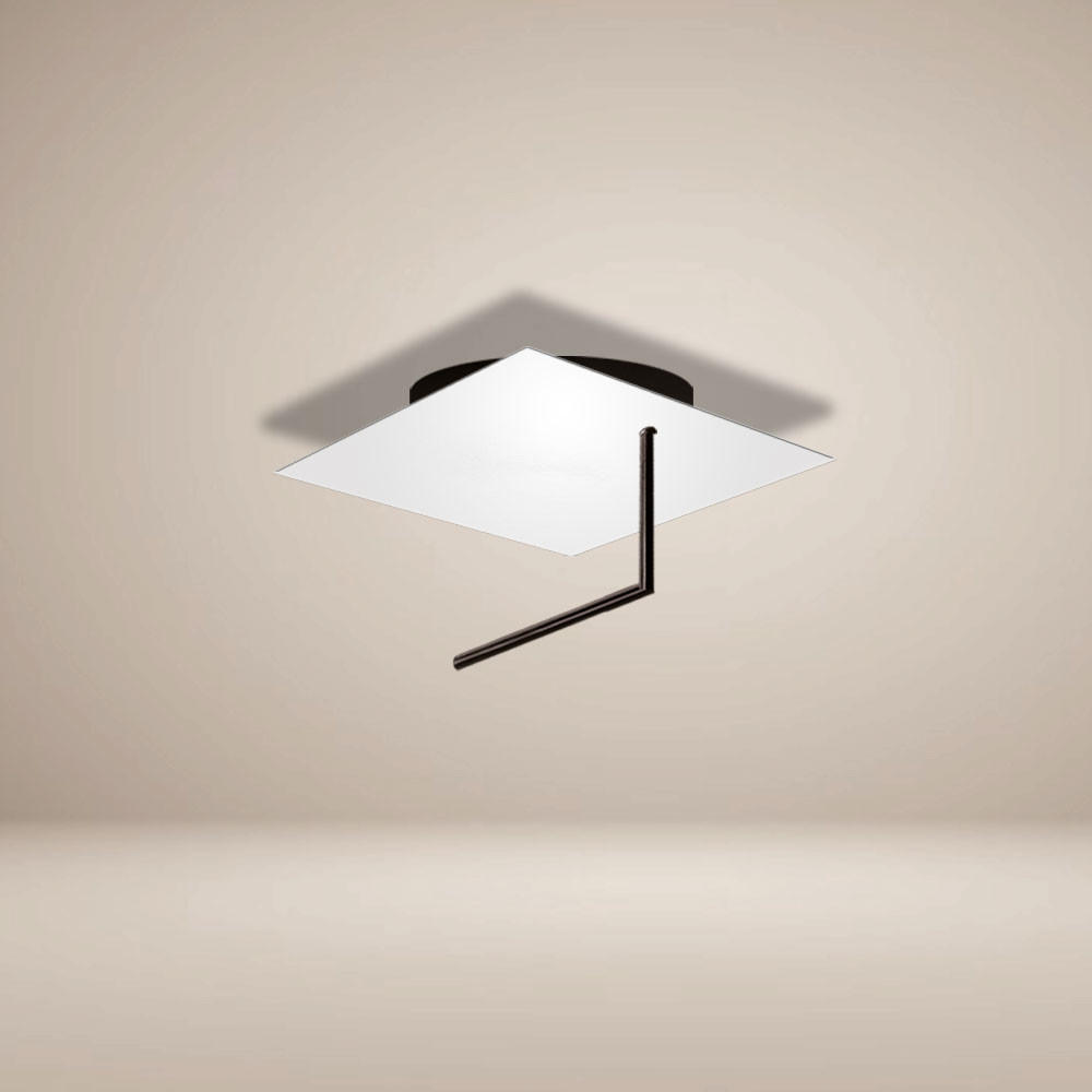 LED-WAND-/DECKENLAMPE Edge Weiß 30x30cm - Weiß, Metall (30.0/30.0/16.0cm) - s.luce