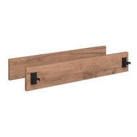SOKLOVÝ PANEL R-Line, Zlatý mocný dub/Zlatý mocný dub, 56.3 cm Sada 2 kusů - medově dubová, kompozitní dřevo (56.3/9.6/1.6cm) - Vicco