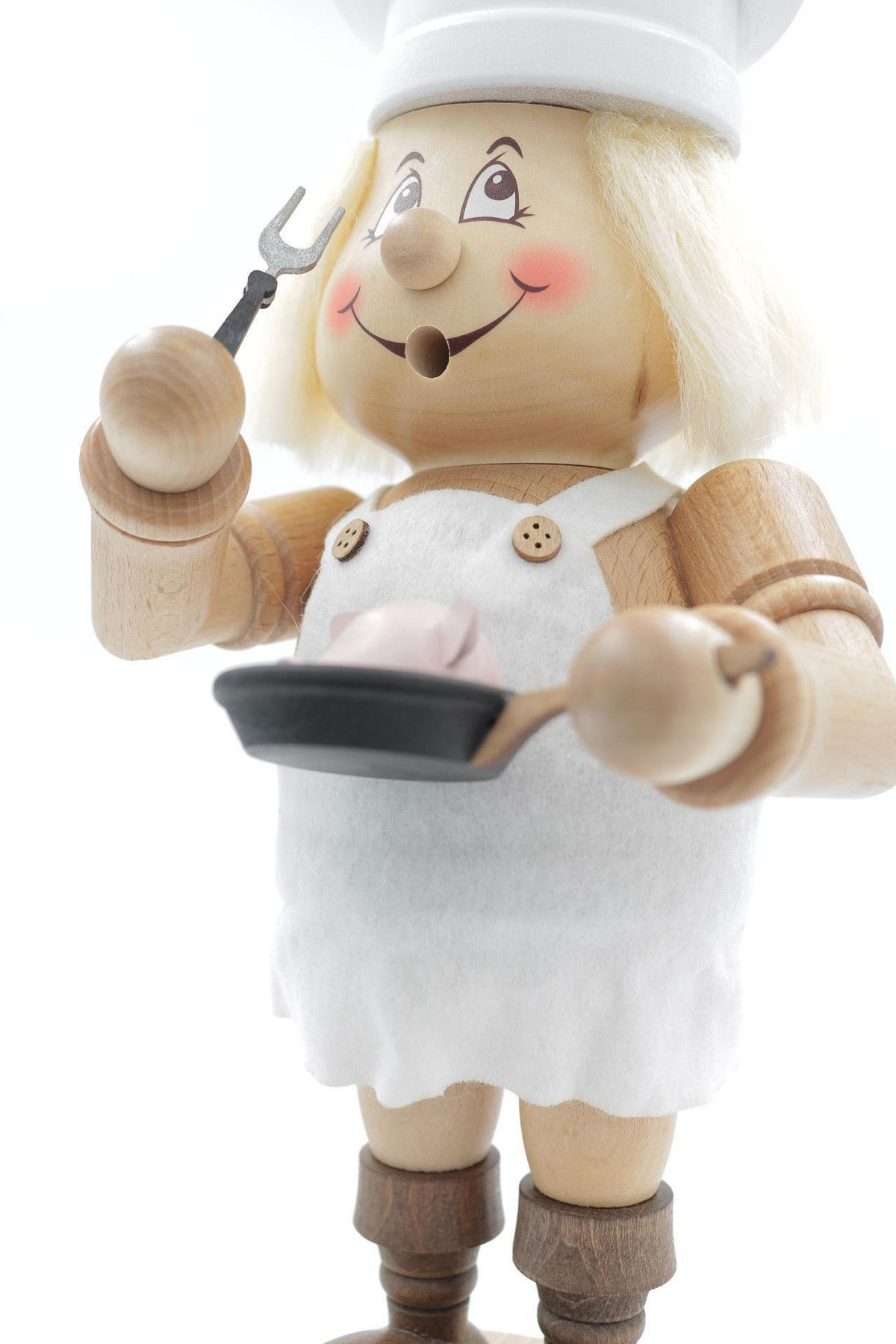 RAUCHFIGUR Wichtel Koch 32 cm - Multicolor, Holz (15/34/0.1cm)