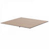 TISCHPLATTE 60 x 60 cm, helle Eiche - Eichefarben/Braun, Holzwerkstoff/Kunststoff (60/1.25/60cm) - Oviala