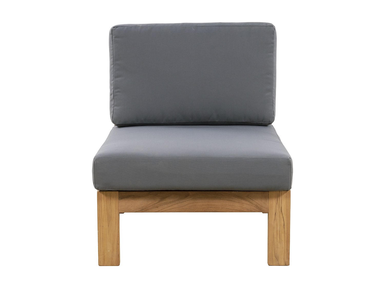 GARTENSESSEL - 1 Person - Holz, Platte - Grau, Naturfarben Hell - Grau, Holz (85/77/70cm) - Vente-Unique