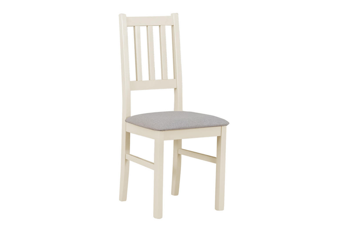 STUHL Bos 4 (6er Set) - Grau/Cappuccino, Holz (43/94/40cm) - Leaf Design