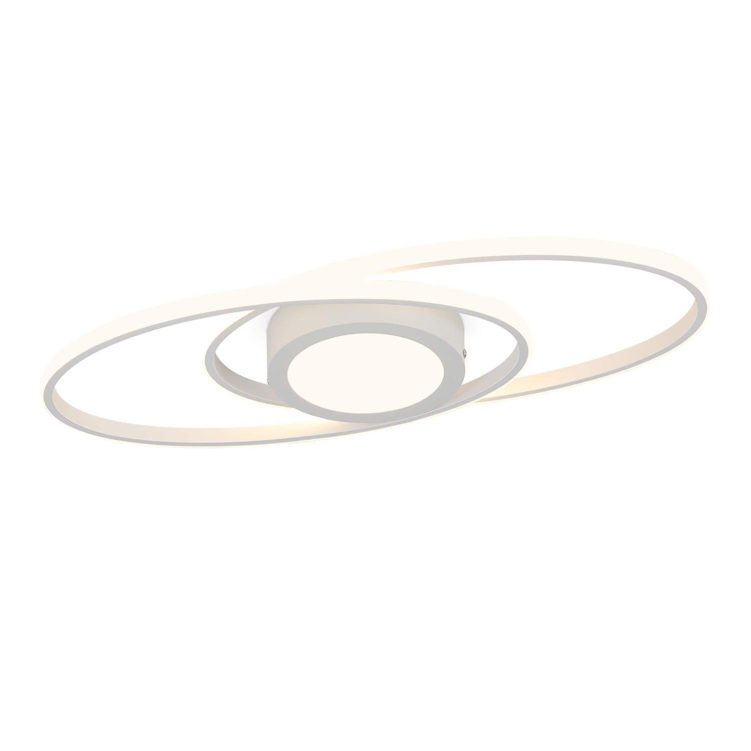 LED-DECKENLEUCHTE Einäugig 57/23/4 cm - Weiß, Metall (57/23/4cm) - Nettlife