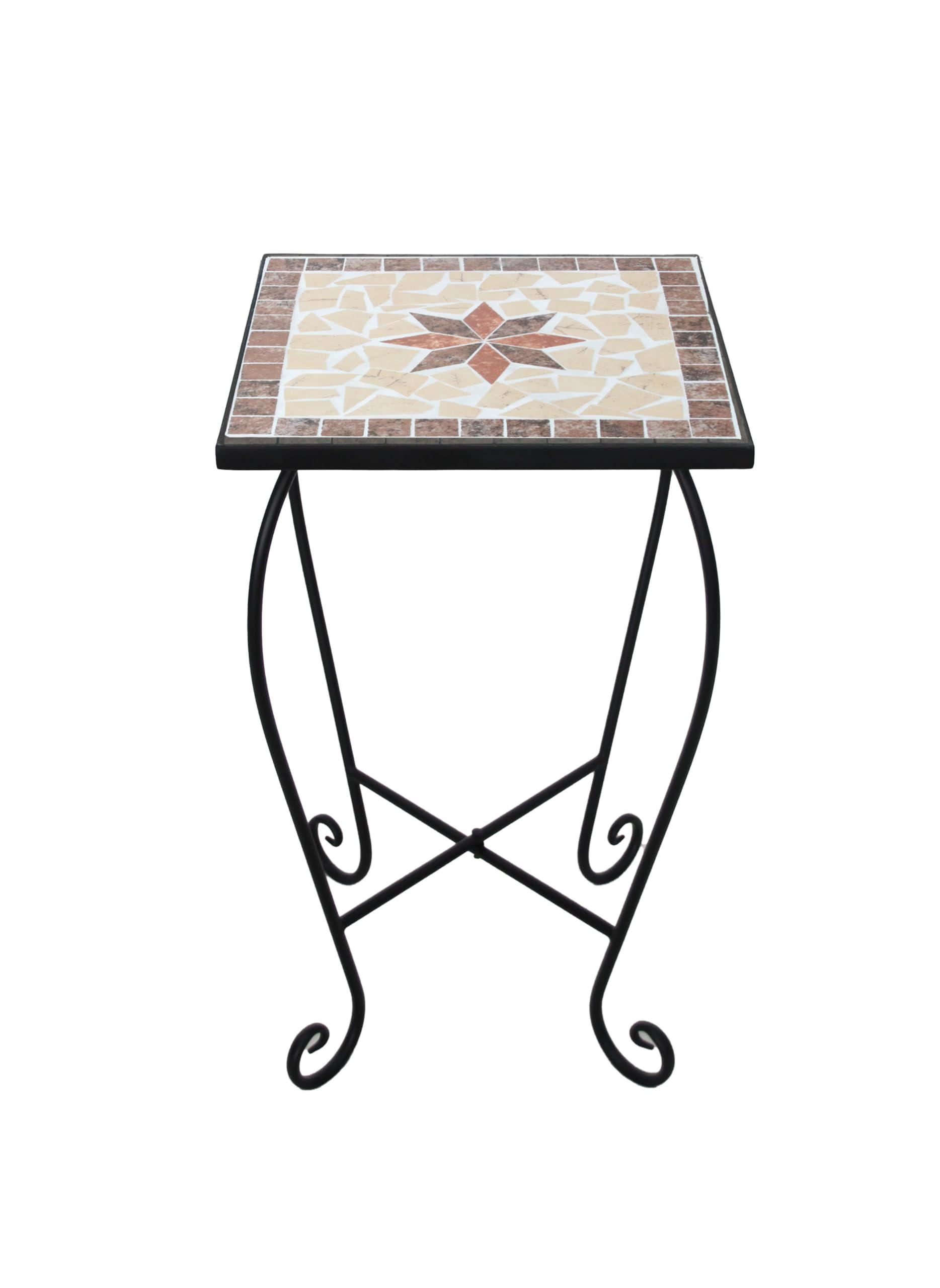 BLUMENHOCKER Alma 3er Set Schwarz Eisen Pflanzenständer Pflanzenregal - Schwarz, Metall (35/35/57.5cm) - DELUKE