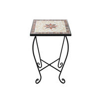 BLUMENHOCKER Alma 3er Set Schwarz Eisen Pflanzenständer Pflanzenregal - Schwarz, Metall (35/35/57.5cm) - DELUKE