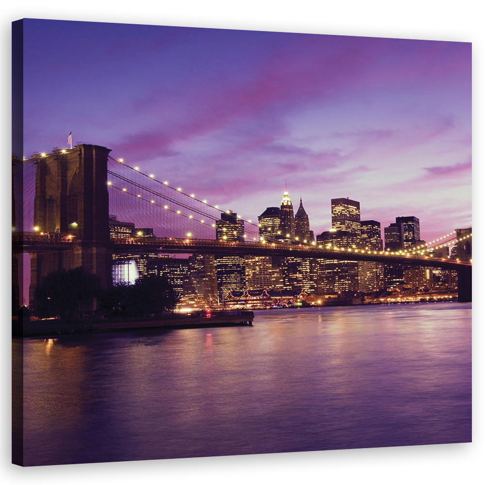 Feeby Wandbild Lila 40x40 cm