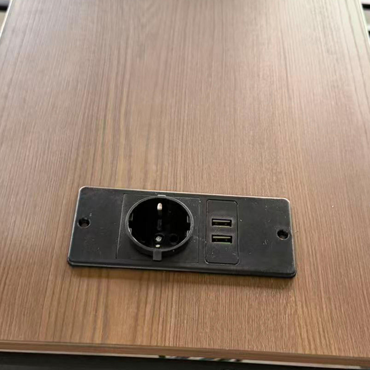 ETAGENBETT 90/200 cm mit LED, USB, Steckdose und Schreibtisch ohne Matratze - Schwarz, Metall (90/200cm) - MIVRAY