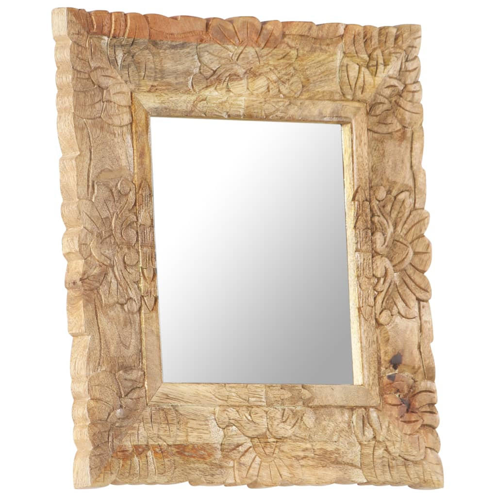 furnicato Spiegel Braun 50x50x1 cm
