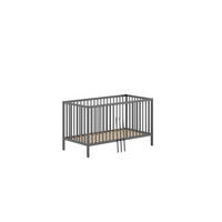 BABYBETT Kara-lynn 144x84x76 aus Massivholz in Buche Anthrazit - Grau, Holz (70/140cm) - 58aufmkessel