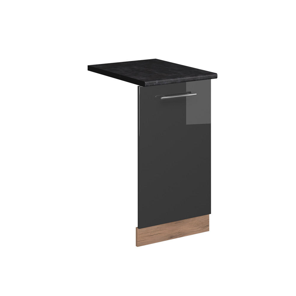 DISKMASKINENS FRONTPANEL Fame-Line Antracit högblank 45 cm , AP Antracit Antracit, Ekfärgad 81.8/45/60 cm