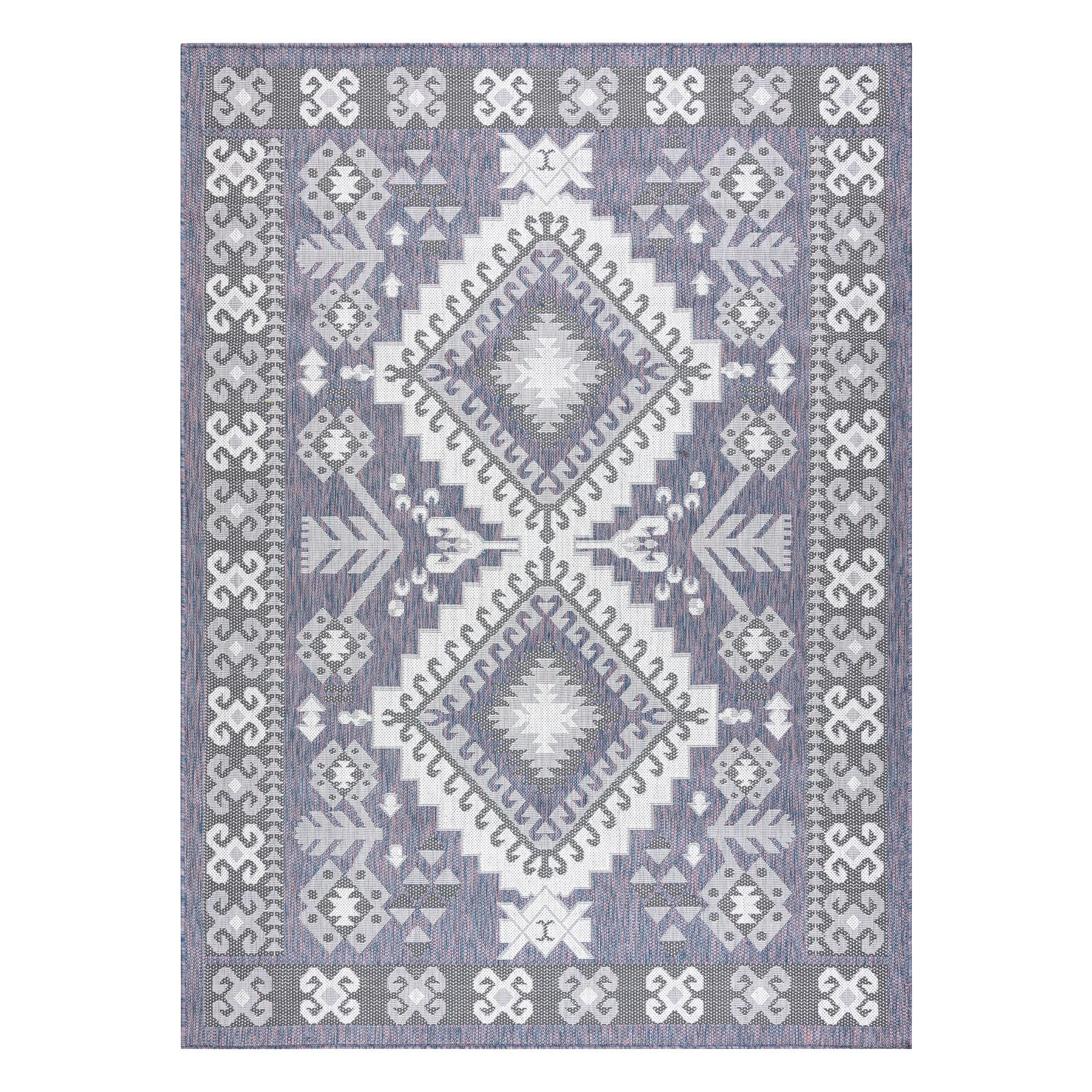 TEPPICH Sion 140/190 cm - Blau, Textil (140/190cm) - rugsX