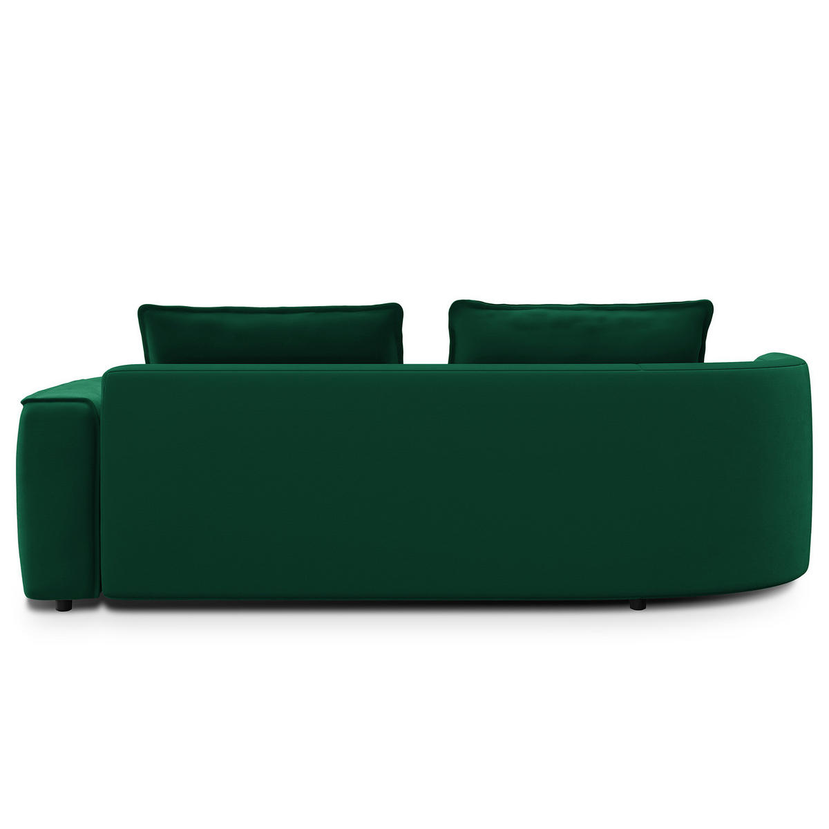2,5-SITZER SOFA - Dunkelgrün, Textil (217/82/156cm) - home24