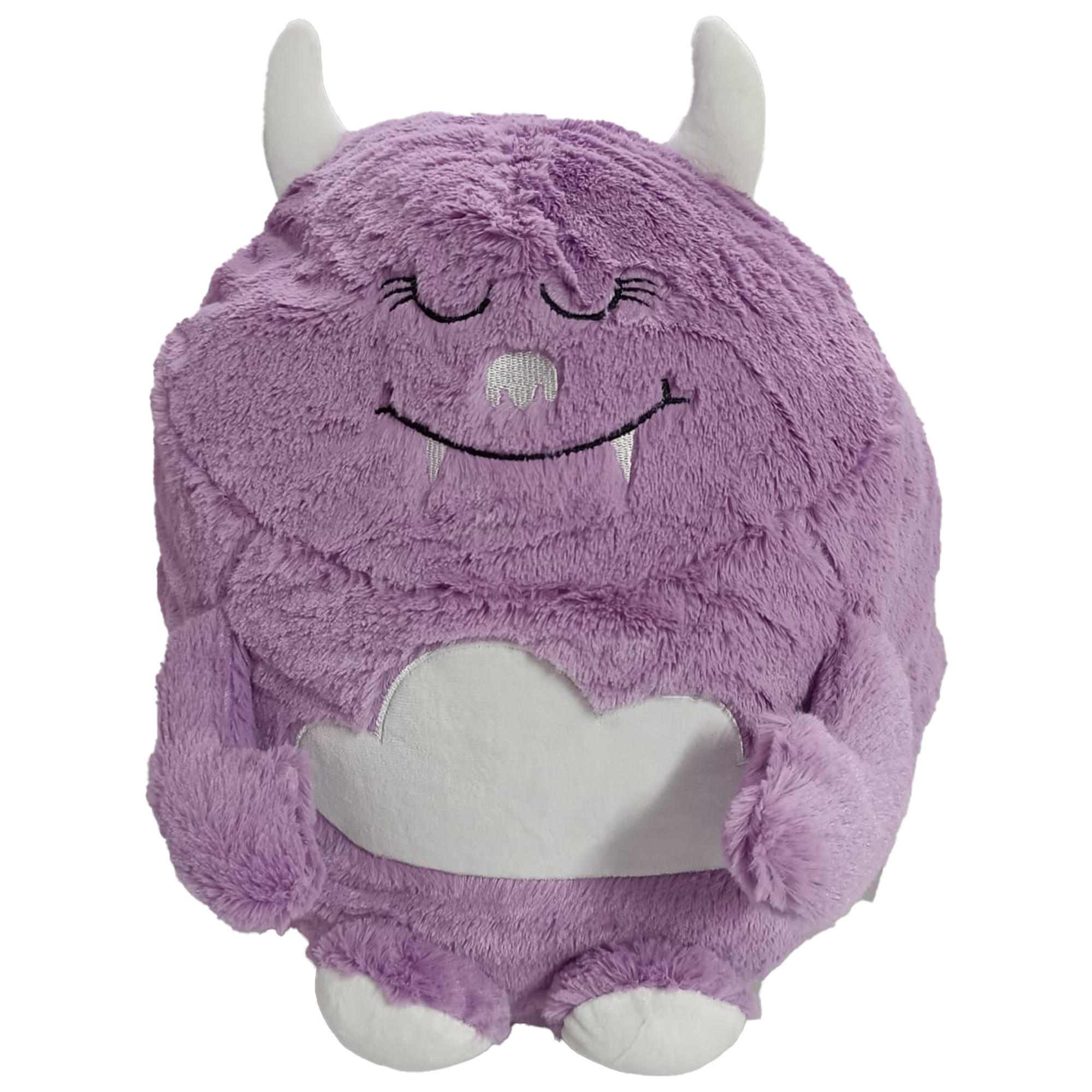 KUSCHELKISSEN Monster 45 cm Plüsch Kissen Violett - Violett, Textil (40/45cm) - TiborTex