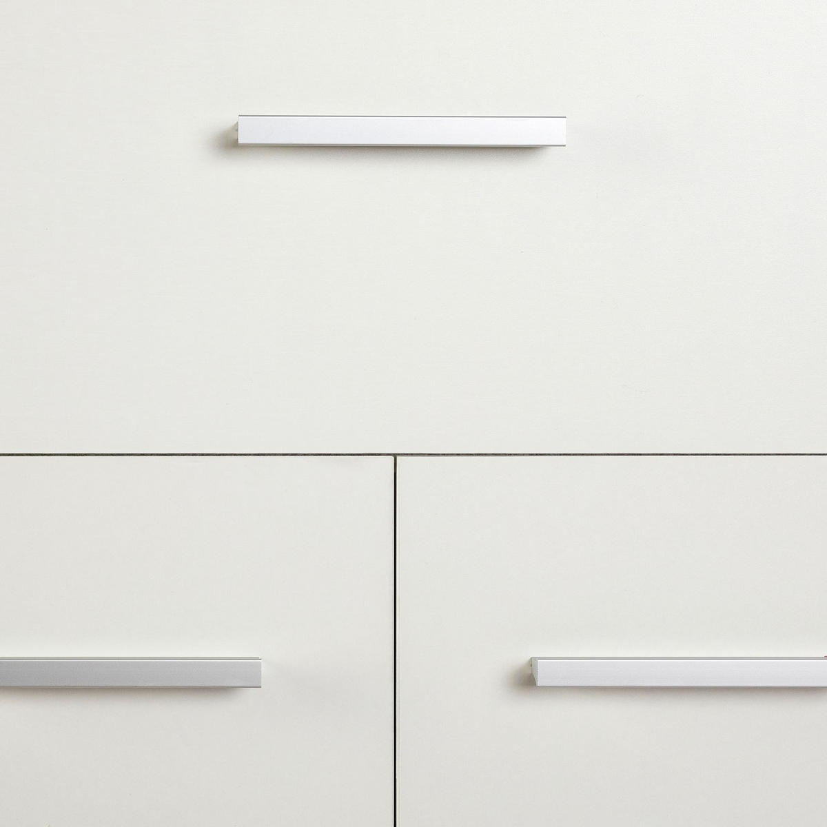 KOMMODE TOMMY - Weiß/Grau, Holzwerkstoff (60/84/30cm) - CARO-Möbel
