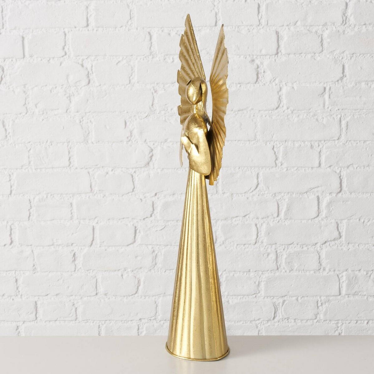 WEIHNACHTSFIGUR Nuriel 54 cm - Goldfarben, Metall (10/54/23.5cm) - Boltze Home