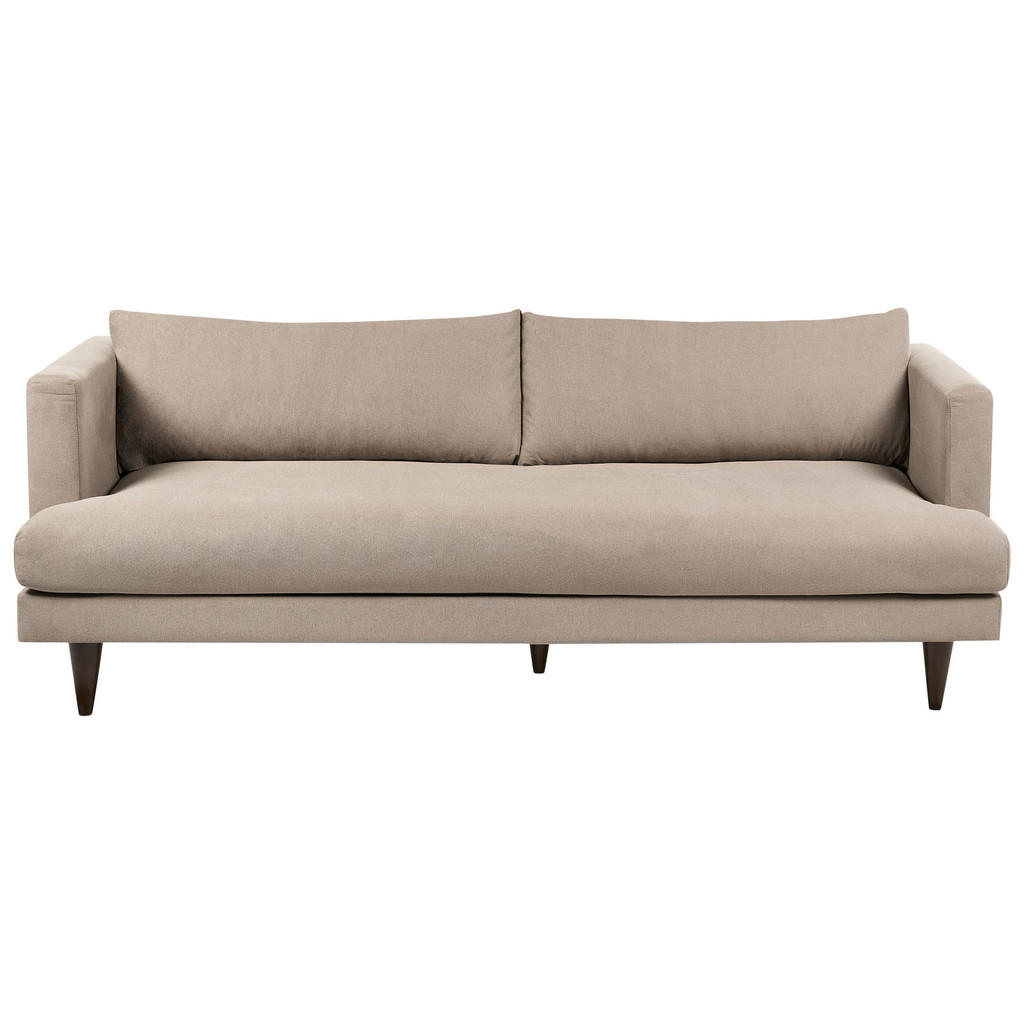 CANAPEA 3 LOCURI textil maro deschisă Jarpen