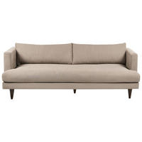 POHOVKA 3-místná Látka Světle hnědá Jarpen - světle hnědá, textil (214/72/93cm) - Beliani