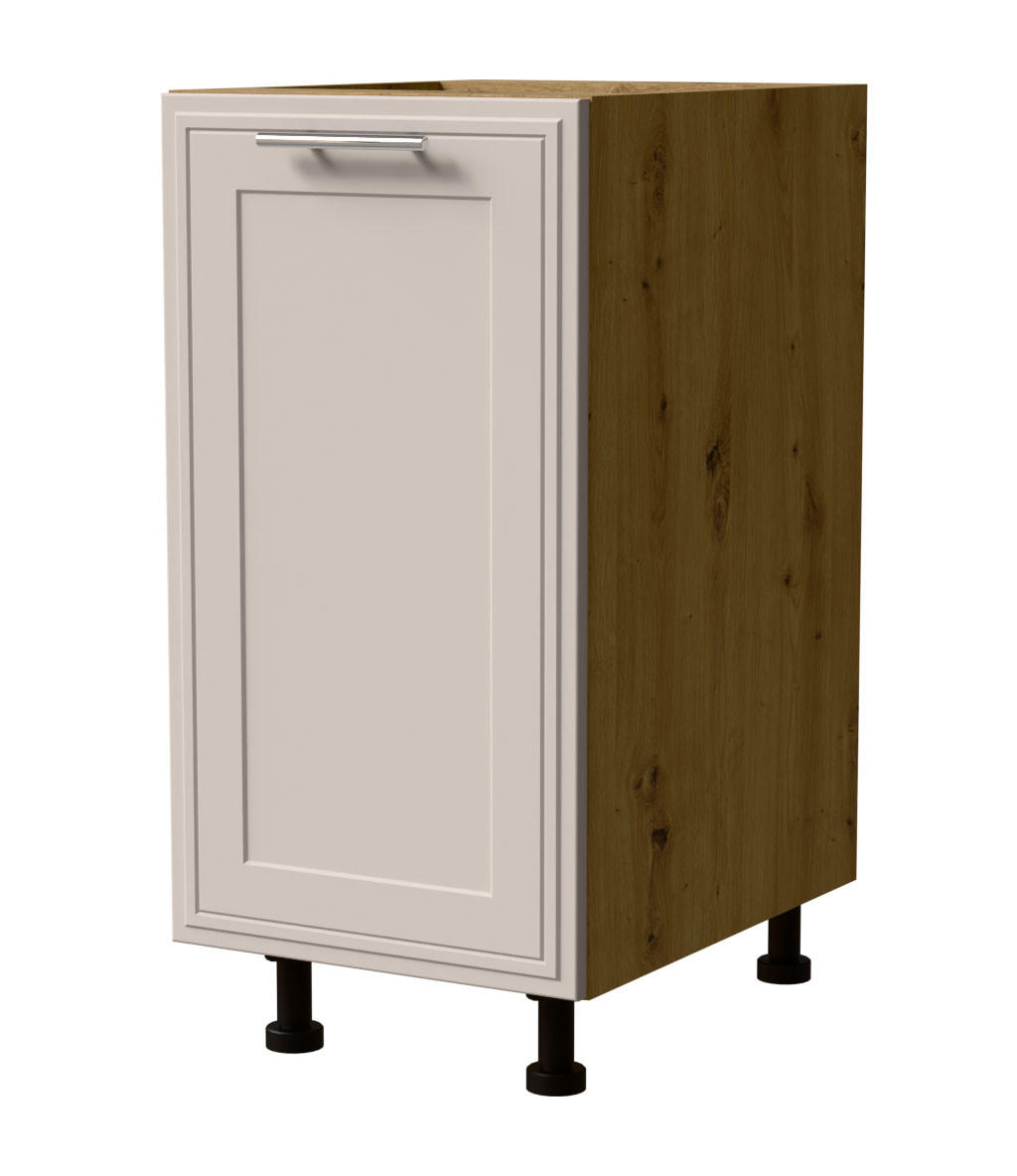 Feldmann-Wohnen Unterschrank Kaschmir, Eiche Artisan 40x82x50 cm